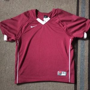 nike maroon plain jersey